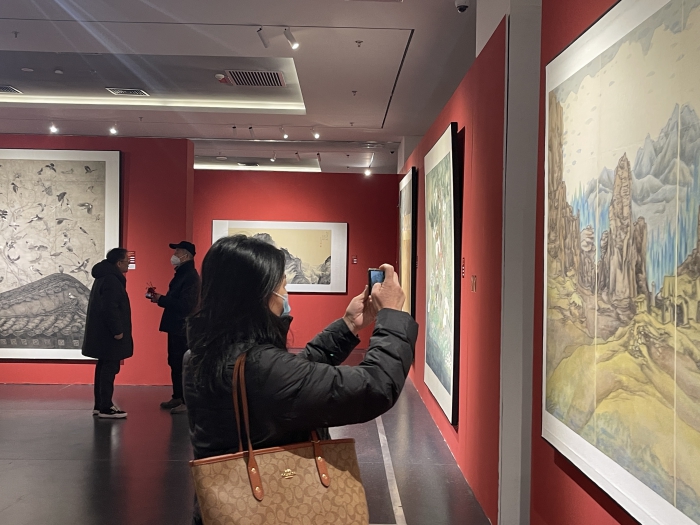 “山河如画——陕西国画院2024年中国画展暨黄河西藏新疆主题汇报展”开幕